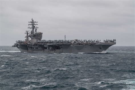 USS Eisenhower in the Atlantic Ocean